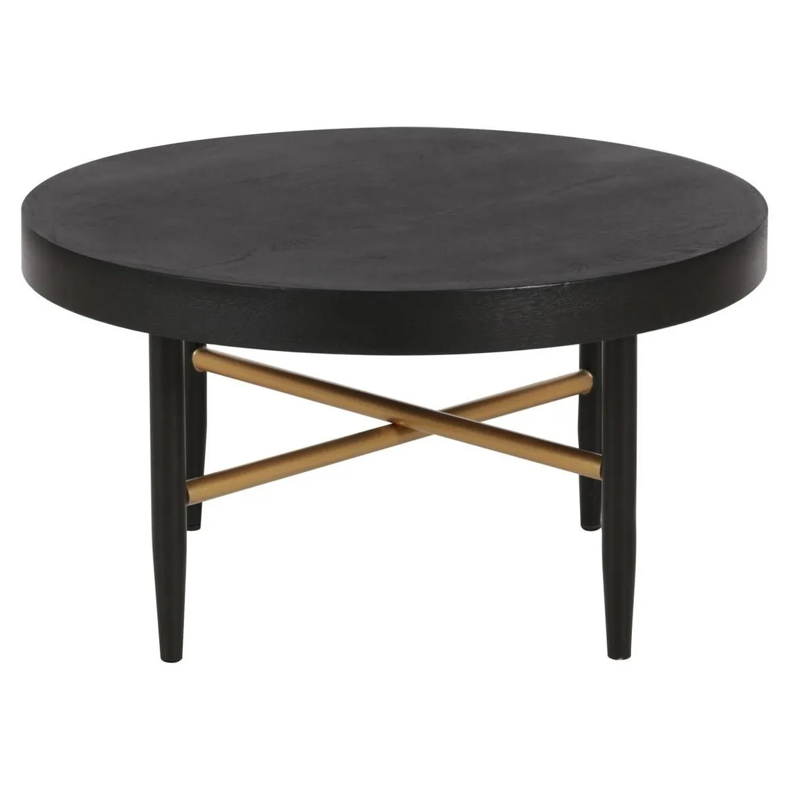 Table basse chêne noire et marron | 3 Suisses