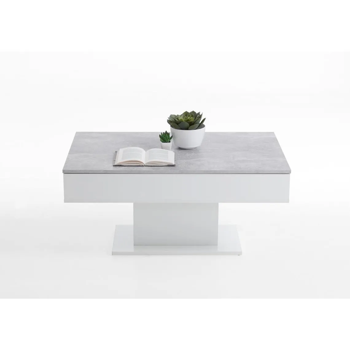 Table Basse Extensible Bois Blanc HAWICK | Table basse 3 SUISSES