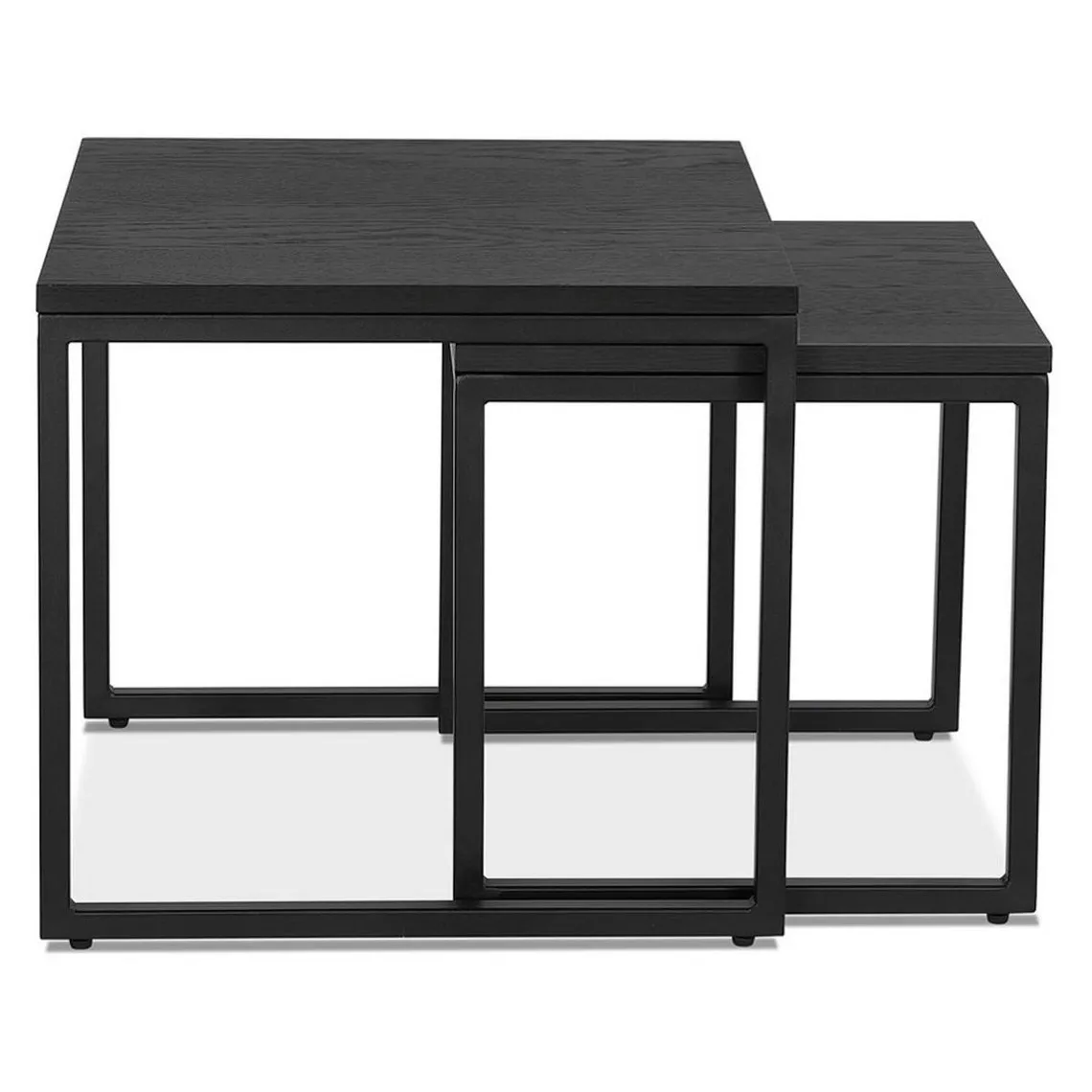 Table basse Noire design GLISS Style industriel  | 3 Suisses