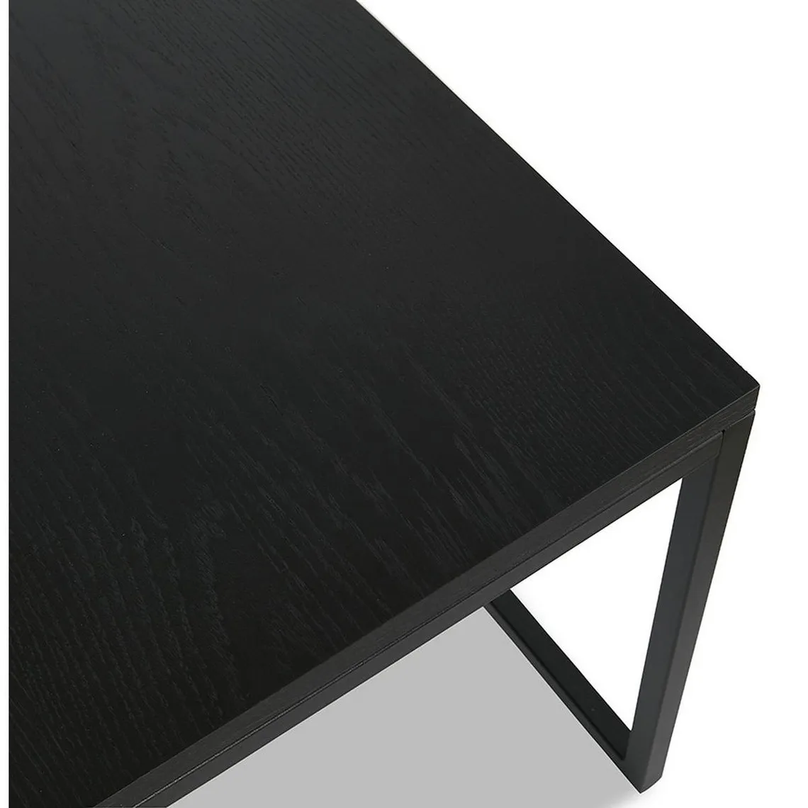 Table basse Noire design GLISS Style industriel  | 3 Suisses