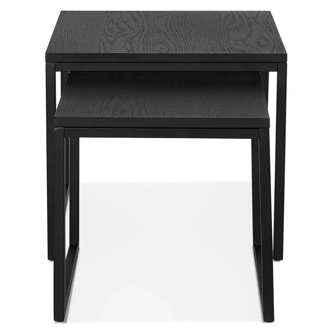 Table basse Noire design GLISS Style industriel  | 3 Suisses