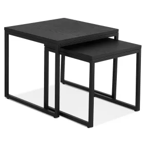 Table basse Noire design GLISS Style industriel  | 3 Suisses