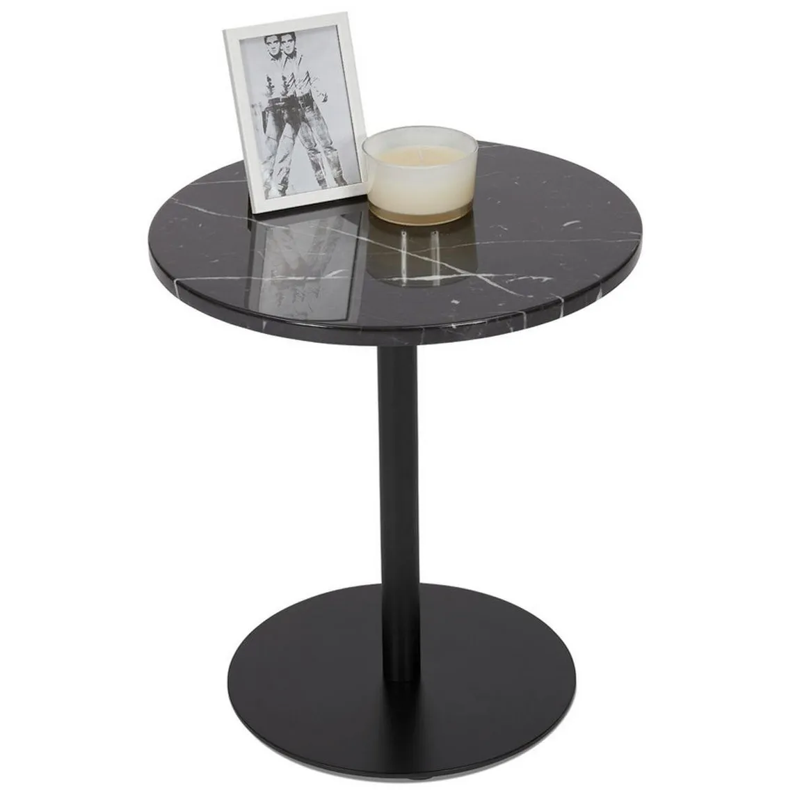 Table basse Noire design MINERAL  | 3 Suisses