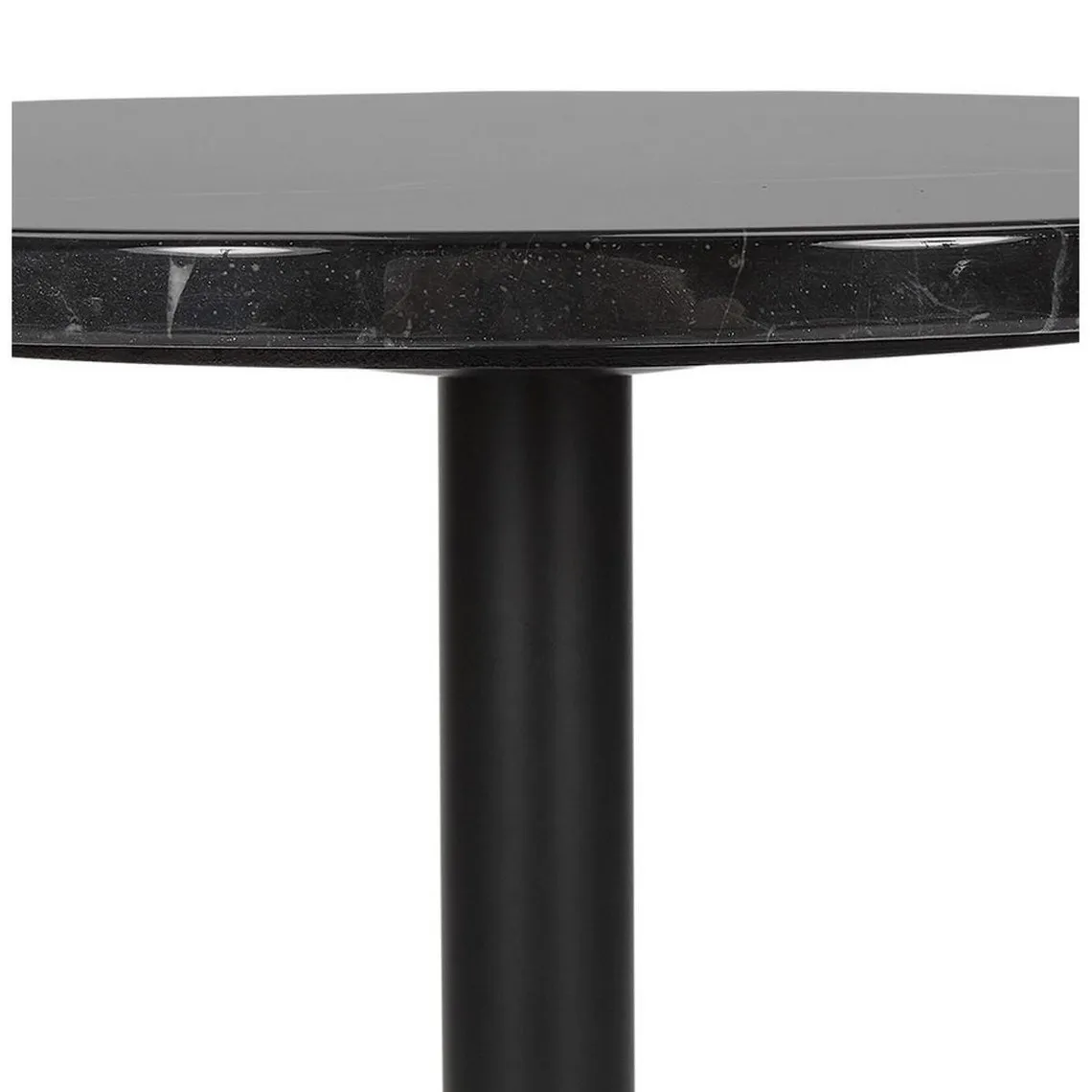 Table basse Noire design MINERAL  | 3 Suisses