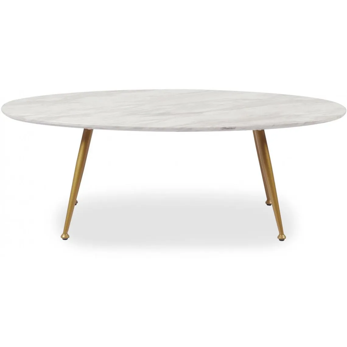 Table Basse Ovale Effet Marbre DORY | Table basse 3 SUISSES