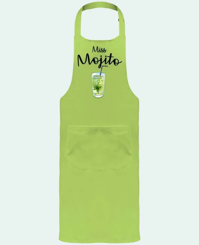 Tablier avec poches Miss Mojito par FRENCHUP-MAYO