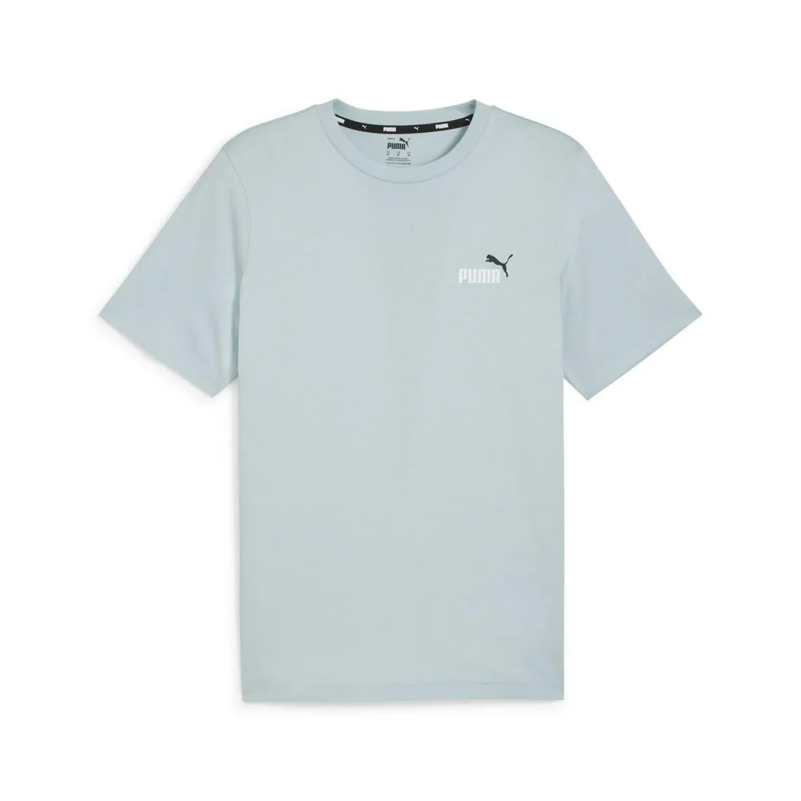 Tee-shirt homme turquoise ESS+2 en coton Puma - T-shirt / Polo Homme sur MenCorner