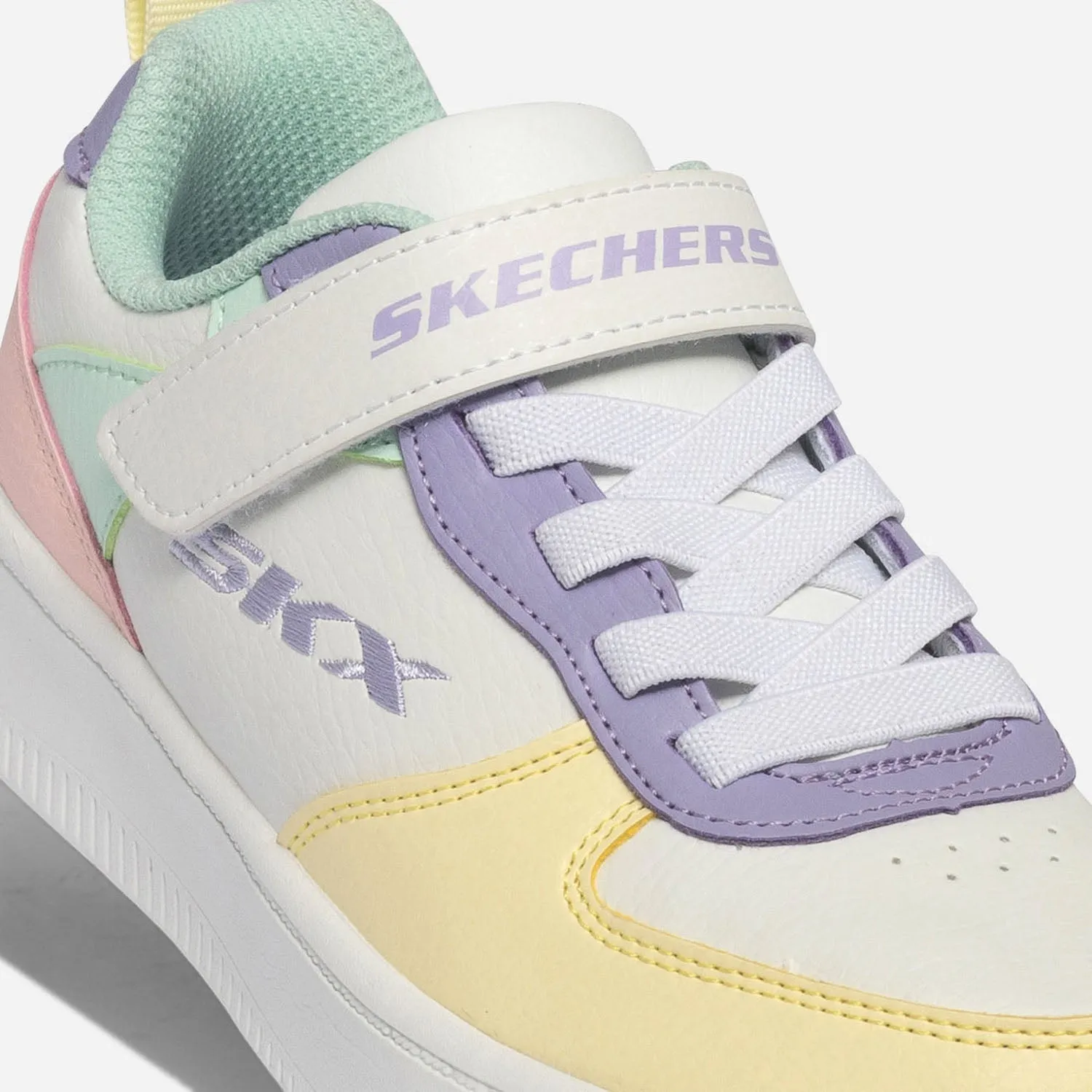 Tennis SKECHERS blanche, jaune, parme, vert, rose - Chaussures de sport Sport | ERAM