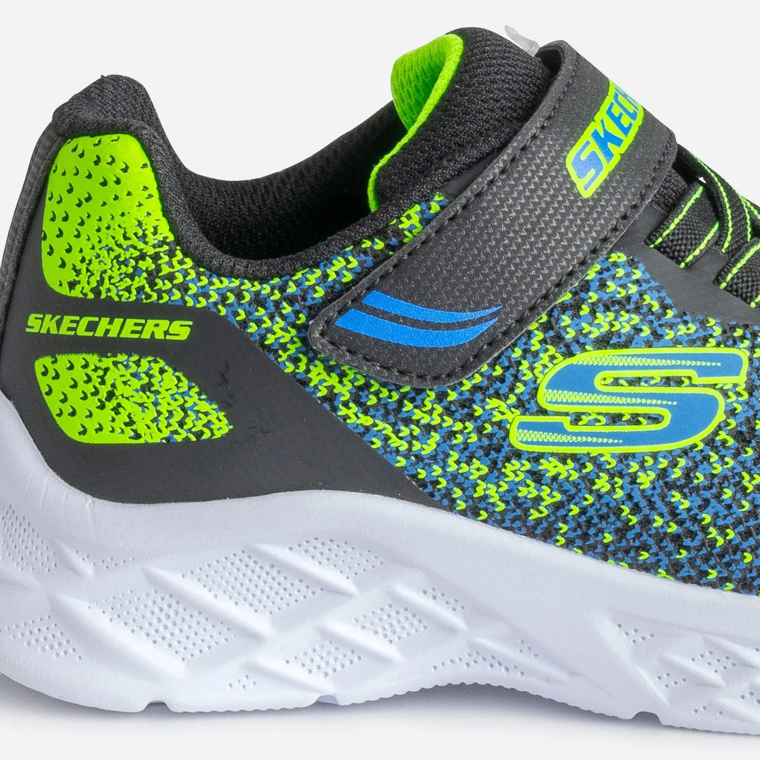 Tennis SKECHERS noire, bleue, vert fluo - Chaussures de sport Sport | ERAM