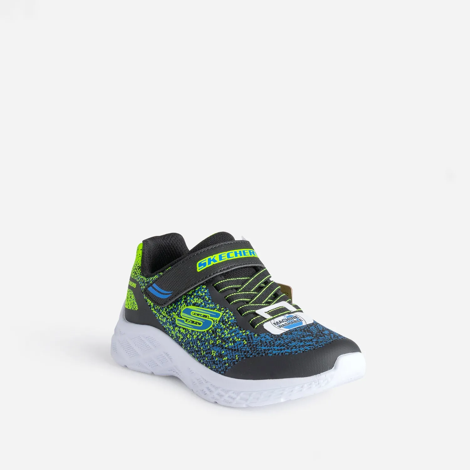 Tennis SKECHERS noire, bleue, vert fluo - Chaussures de sport Sport | ERAM