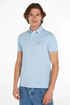 Tommy Hilfiger 1985 Polo Bleu Clair MW0MW17771-C1R commander