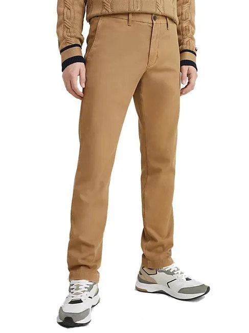 Tommy Hilfiger Denton Straight Fit Pantalon En Coton Campagne Kaki - Achetez À Prix Outlet!