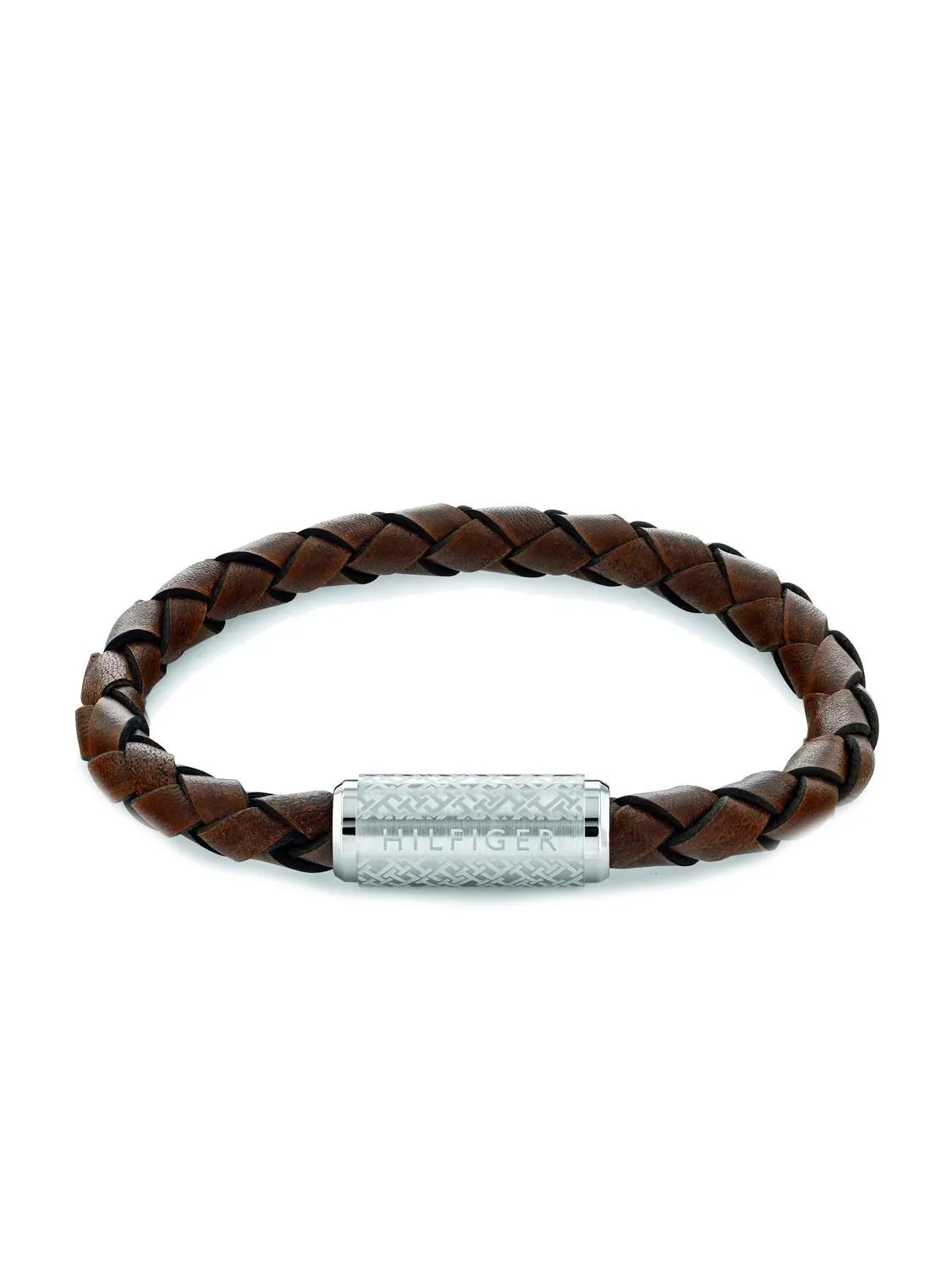 Tommy Hilfiger Exploded Braid Bracelet En Cuir Brun - Achetez À Prix Outlet!