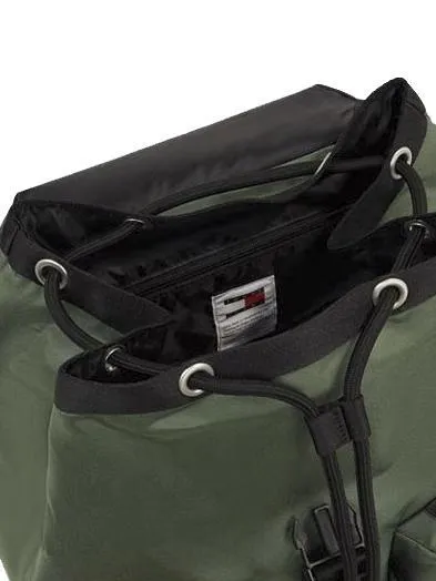 Tommy Hilfiger Heritage Sac À Dos En Tissu Vert Urbain - Achetez À Prix Outlet!