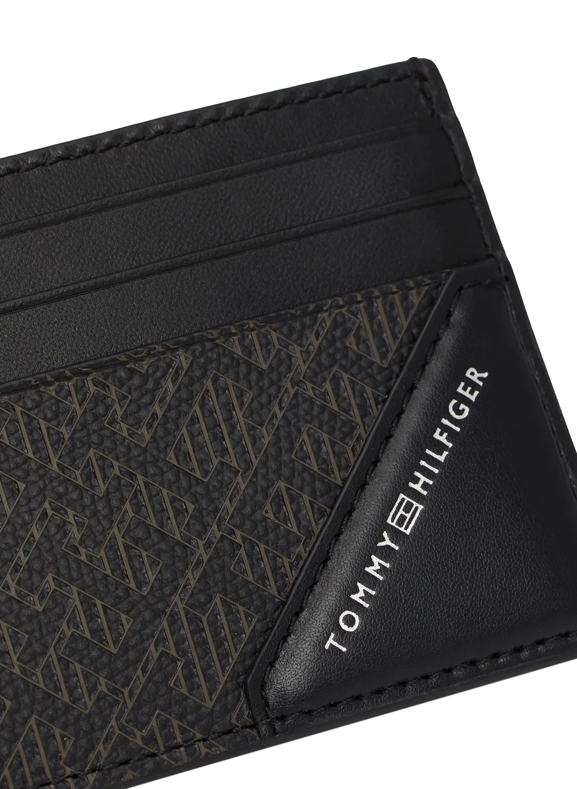 TOMMY HILFIGER  Porte-cartes en cuir  - Noir