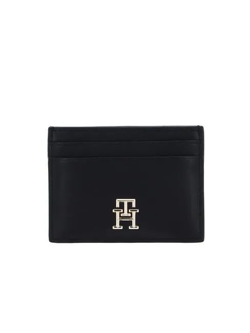 Tommy Hilfiger Th City Porte-Carte Plat Le Noir - Achetez À Prix Outlet!