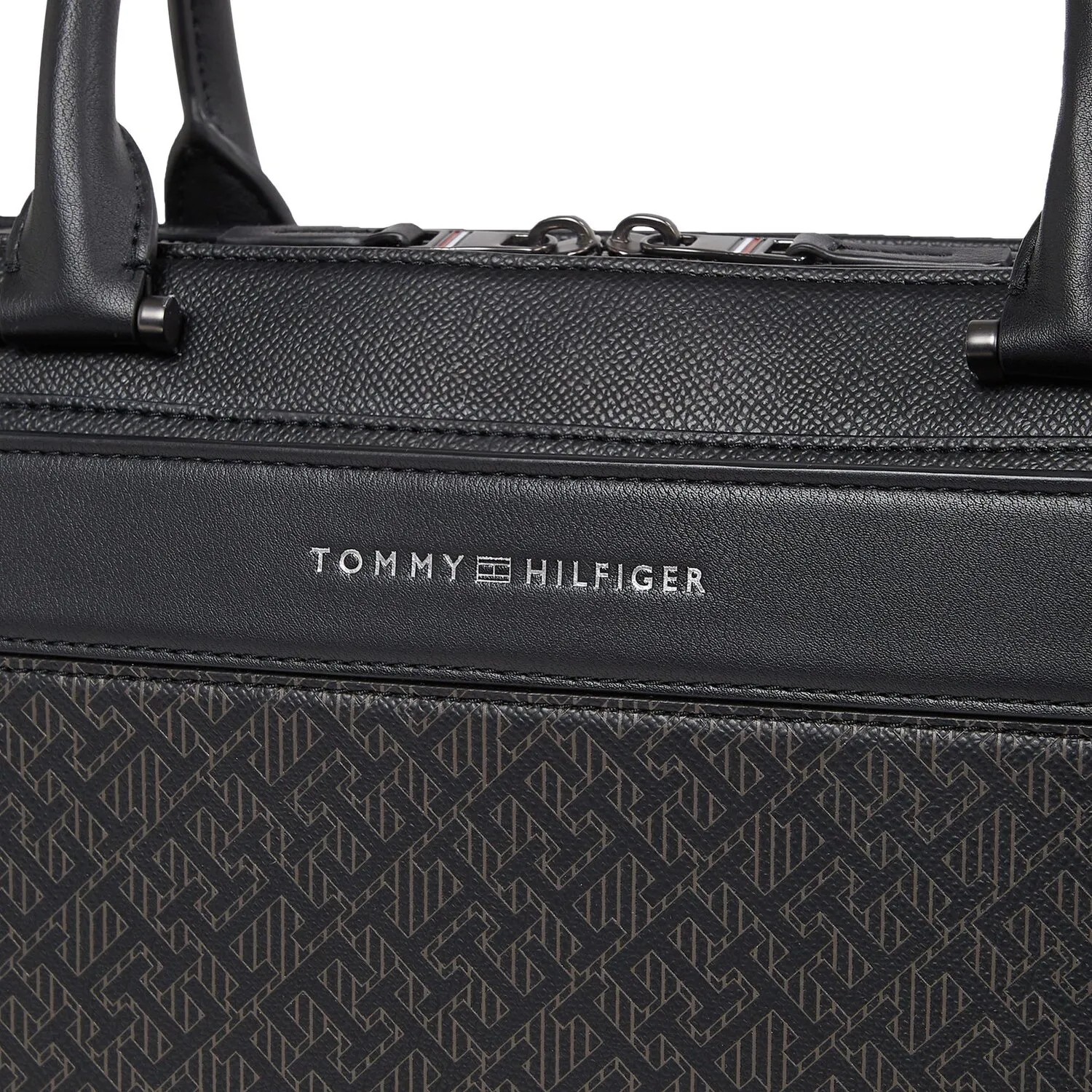 Tommy Hilfiger TH Monogram Sacoche pour ordinateur portable 38 cm