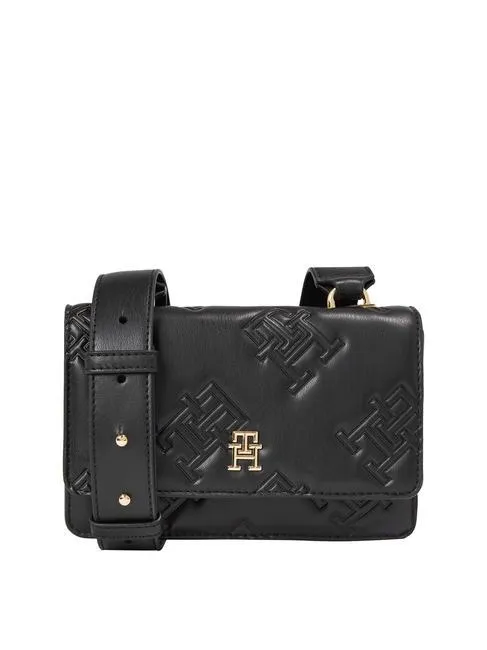 Tommy Hilfiger Th Refined Mono Sac D'épaule Le Noir - Achetez À Prix Outlet!