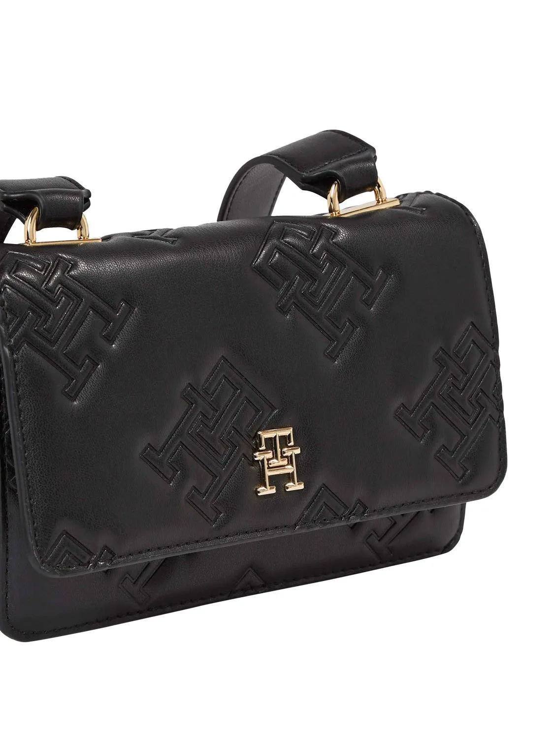 Tommy Hilfiger Th Refined Mono Sac D'épaule Le Noir - Achetez À Prix Outlet!