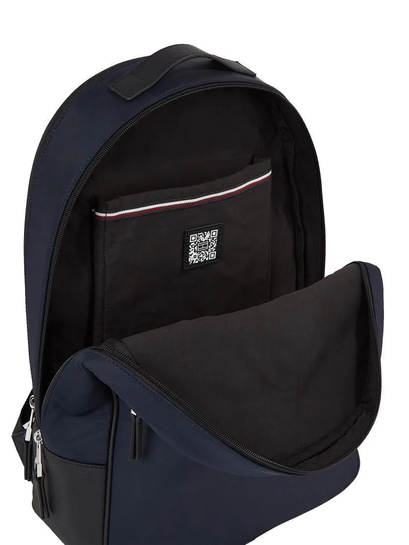 Tommy Hilfiger Th Urban Repreve Sac À Dos En Polyester Recyclé Bleu De L'espace - Achetez À Prix Outle