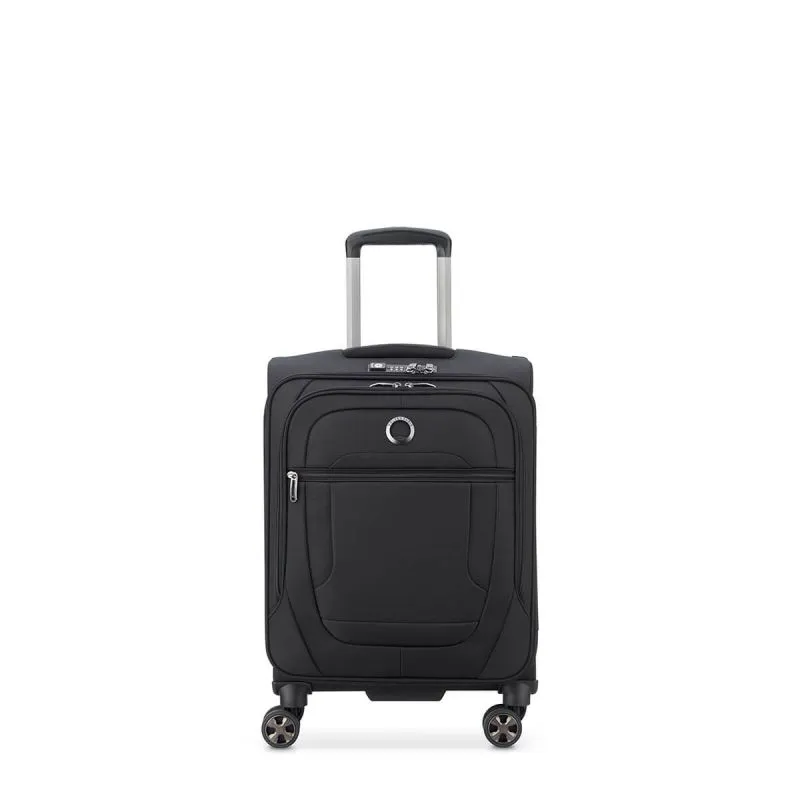 Valise cabine souple Helium DLX Slim 55 cm Noir