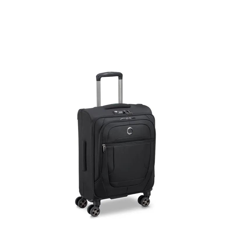 Valise cabine souple Helium DLX Slim 55 cm Noir