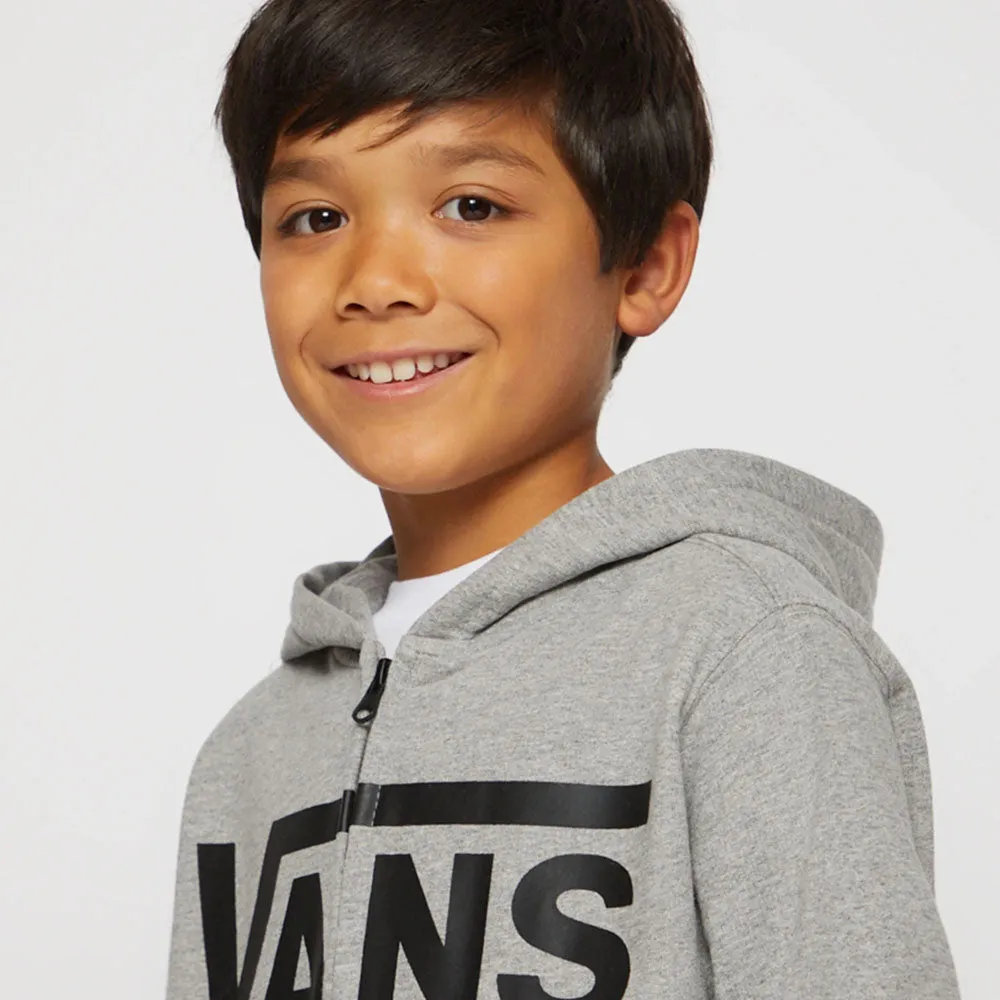 Vans Hoodie Classic Zip Heather Grey Enfant