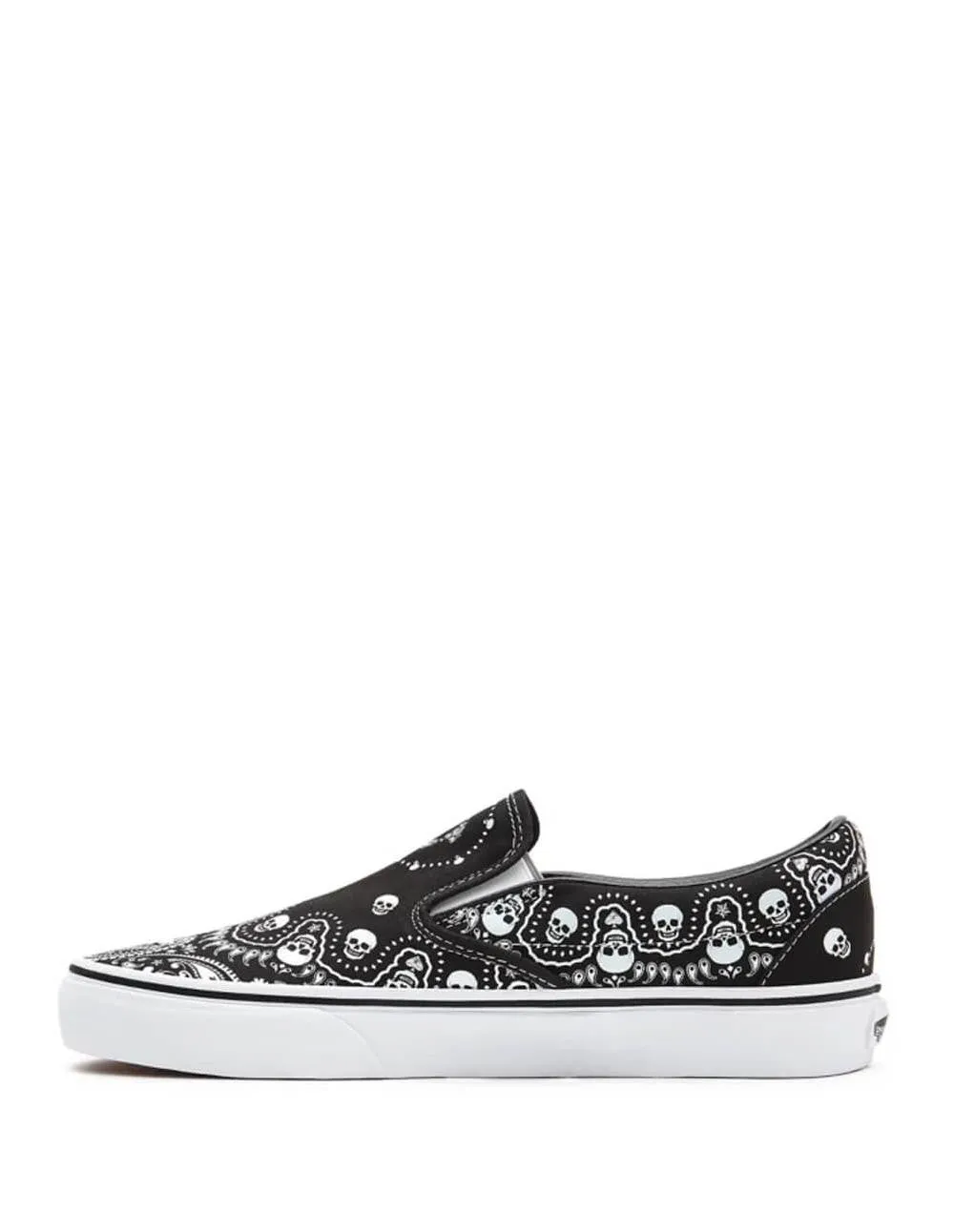 Vans Slip-On Con Print Bandana Negras Mujer