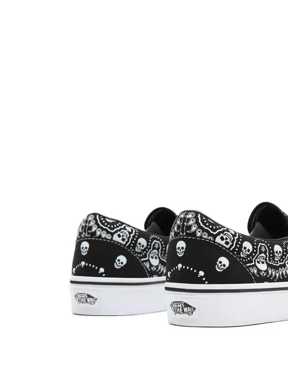 Vans Slip-On Con Print Bandana Negras Mujer