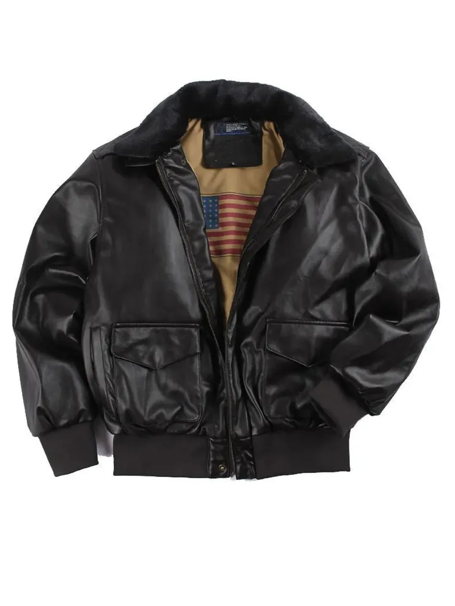 Velocity - Blouson Moto en Cuir PU Vintage légant