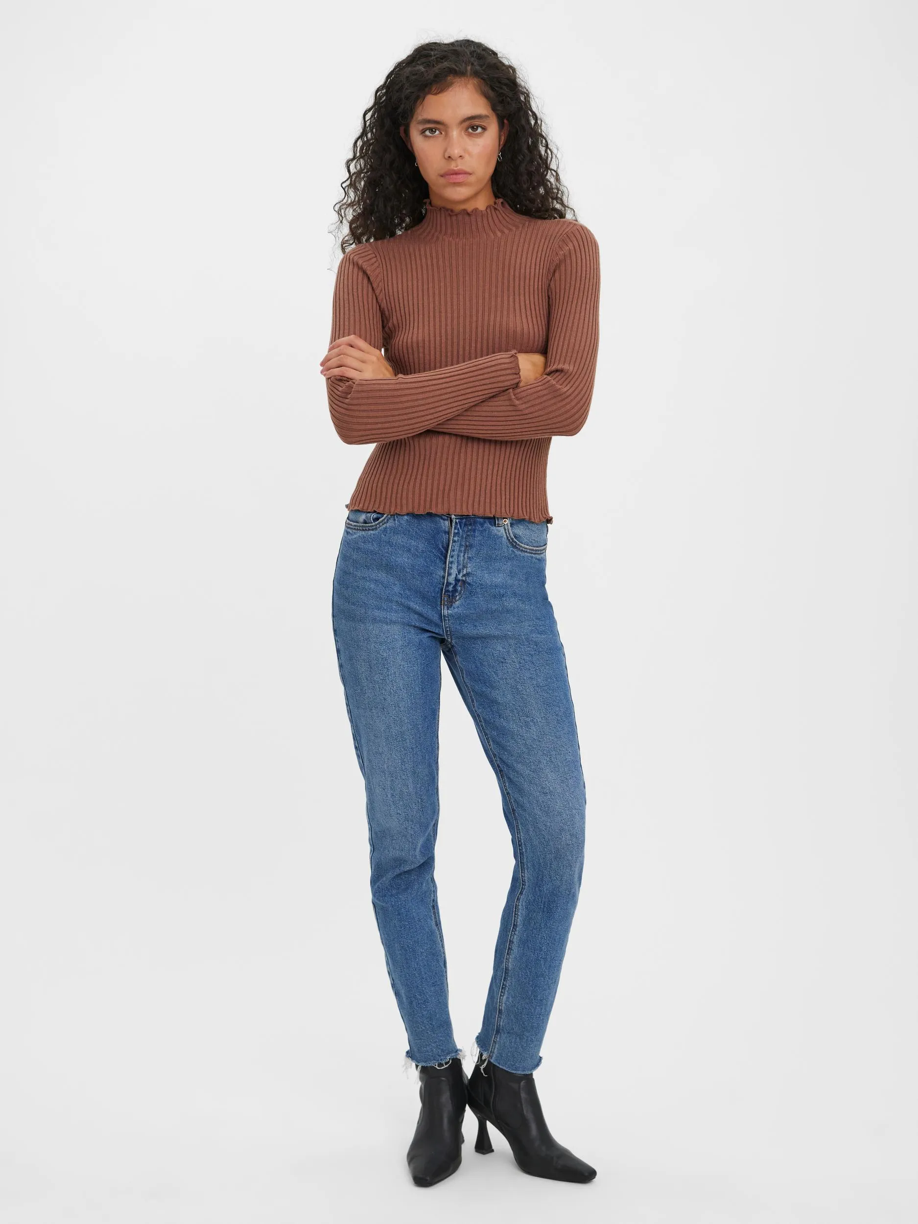 Vero Moda Tall Evie Pull à Col Roulé