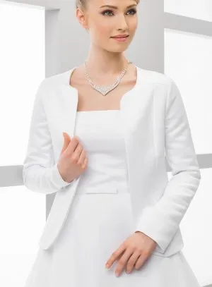 veste blanche femme