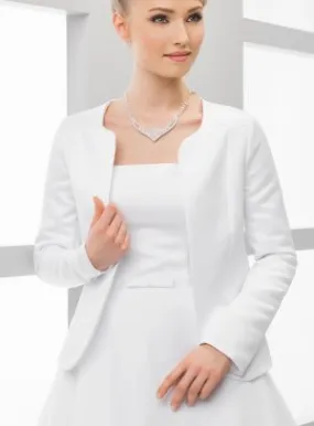 veste blanche femme