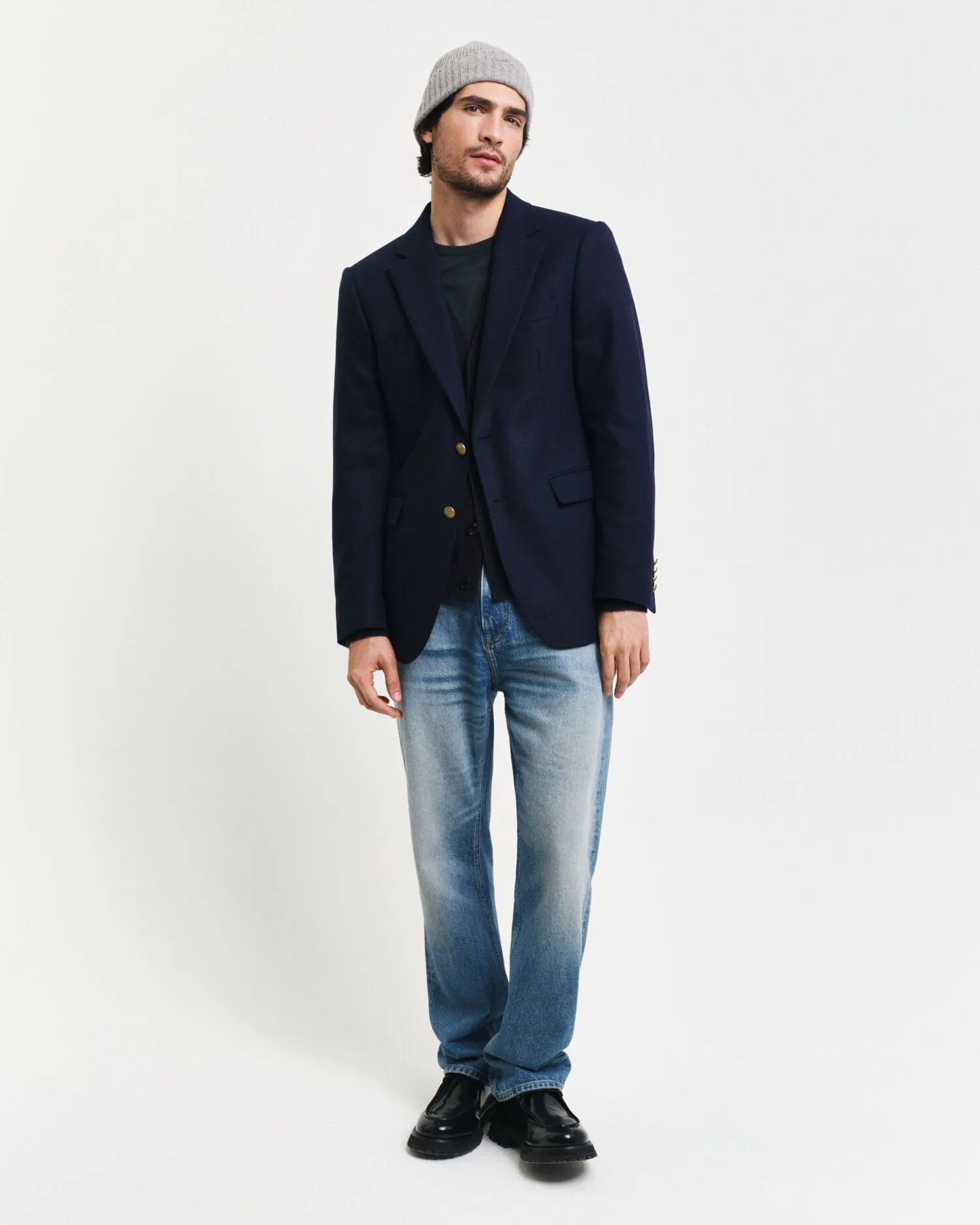 Veste blazer Club en flanelle de laine