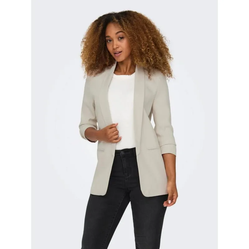 Veste blazer en lin loose milo beige femme - Vero Moda | wimod