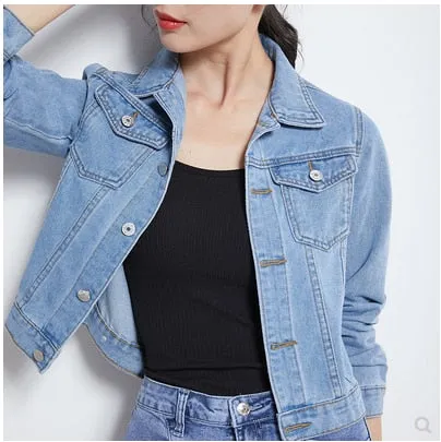 Veste courte en denim pour femmes pour des tenues élégantes