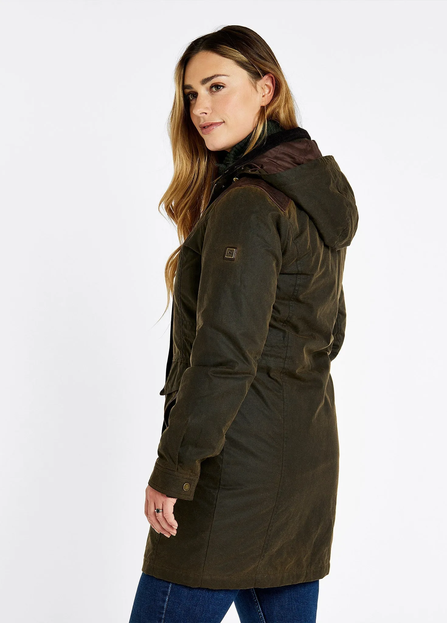 Veste en coton ciré Blacklion - Olive