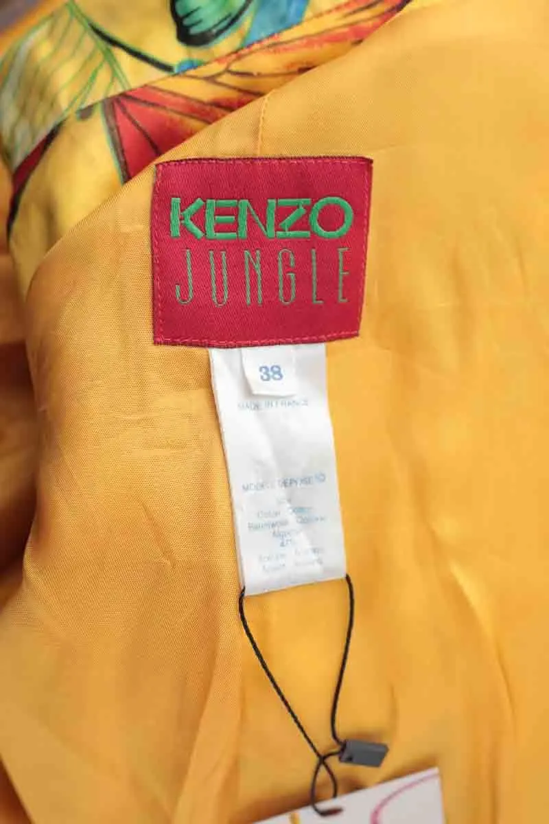 Veste en coton  Kenzo jaune. Matière principale coton. Taille 38.