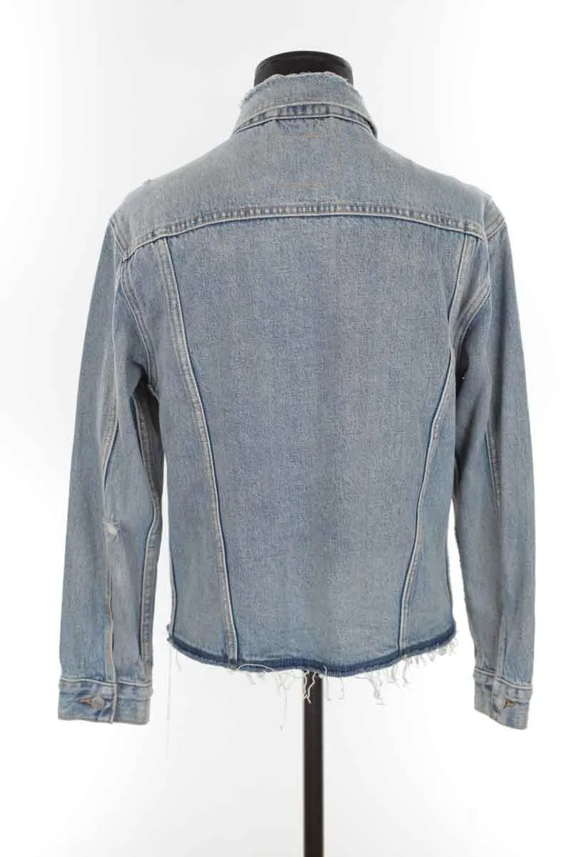 Veste en coton  Levi's bleu. Matière principale coton. Taille 34.