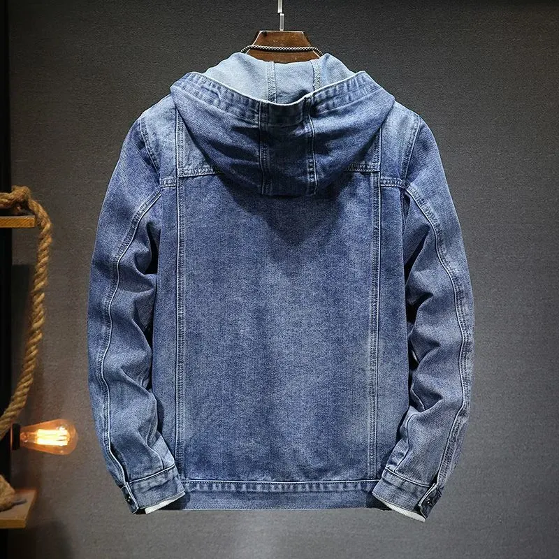 Veste en denim avec capuche