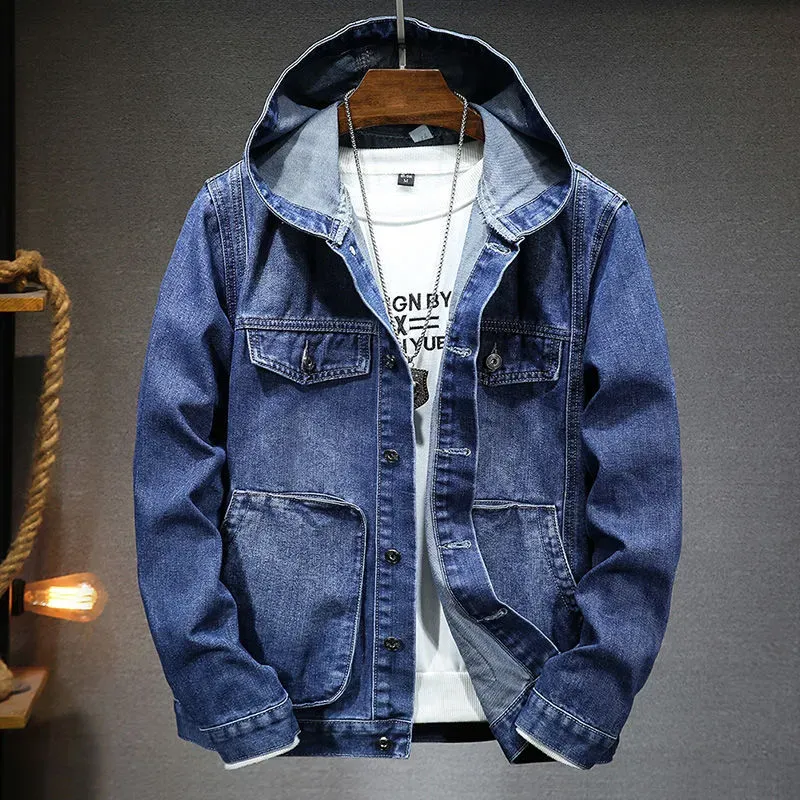 Veste en denim avec capuche