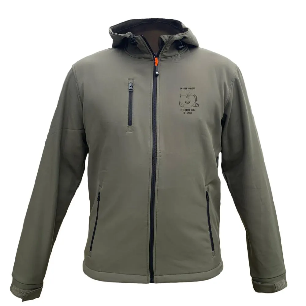 Veste softshell chasseresse avec/sans capuche – La bague au doigt et le gibier dans le carnier