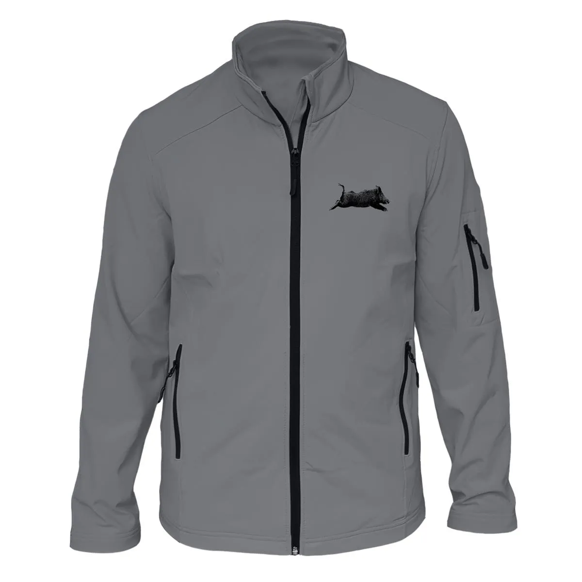 Veste softshell Sanglier Homme ou Femme avec sans capuche – Chasseur et fier de l’être