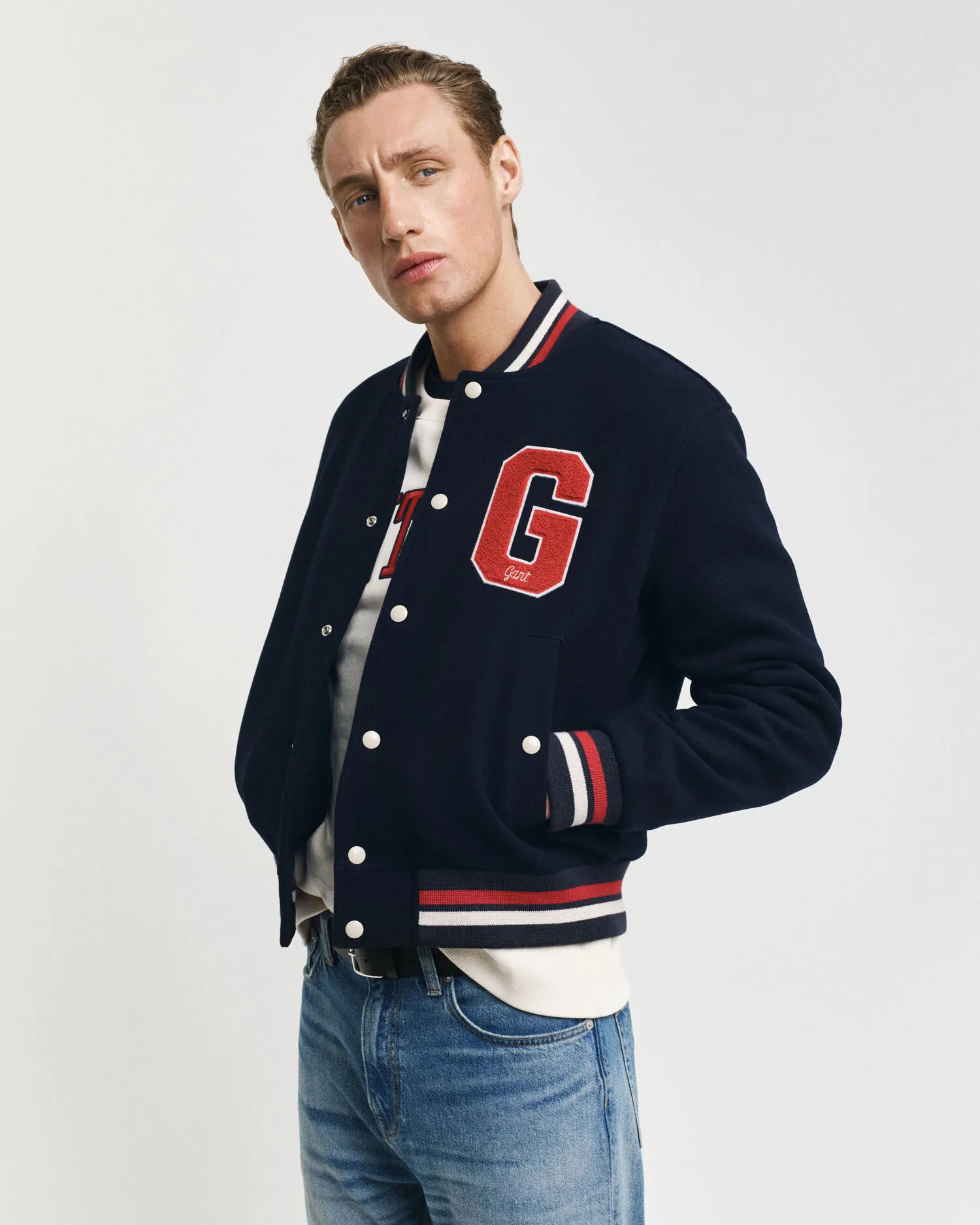 Veste Varsity de GANT en laine mélangée