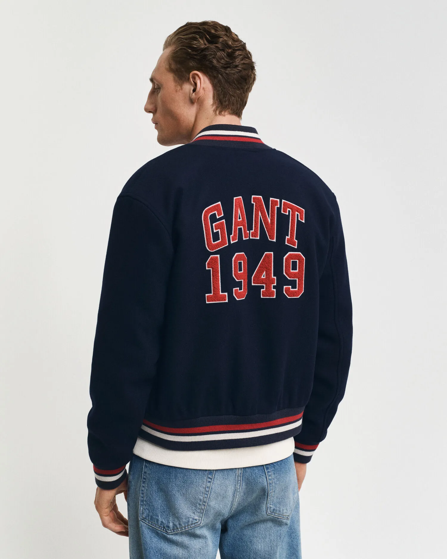 Veste Varsity de GANT en laine mélangée