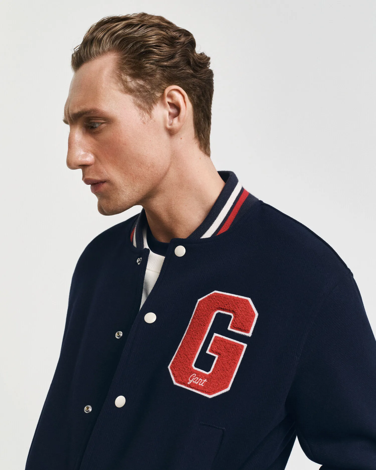 Veste Varsity de GANT en laine mélangée