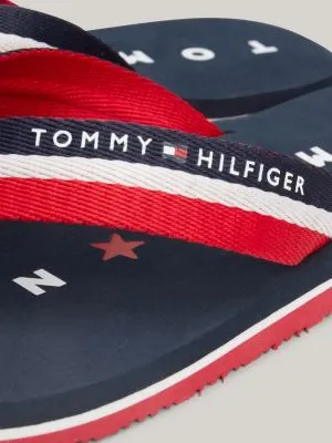 Webbing Beach Sandals | Bleu | Tommy Hilfiger