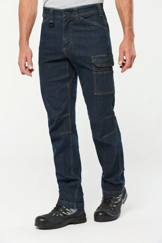 WK. Designed To Work WK705 - Pantalon Denim multipoches homme